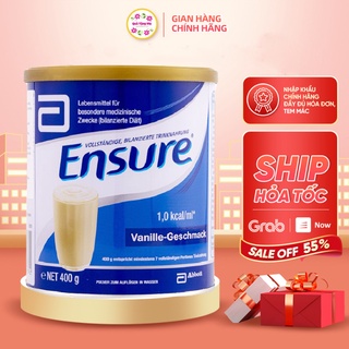 Sữa bột Ensure powder vanille-geschmask 400g abbott nhập khẩu Đức quatangme