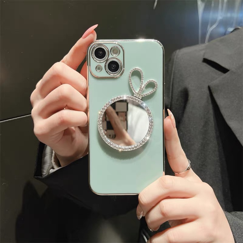 Ốp Điện Thoại tpu Mềm Mạ Gương Cho Iphone 12 pro max 11 pro max xs max xr x 13promax