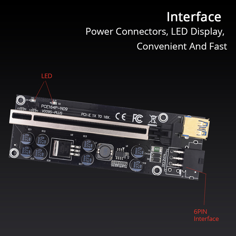 Mới Card Mở Rộng Pci-E 009s Plus Usb 3.0 009s 1x 4x 8x 16x | BigBuy360 - bigbuy360.vn