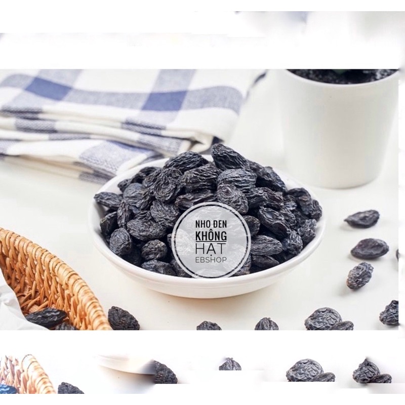 NHO ĐEN SẤY KHÔ KHÔNG HẠT 1KG
