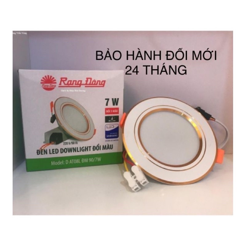 Âm trần 7w/3cđ phi 90 Rạng đông