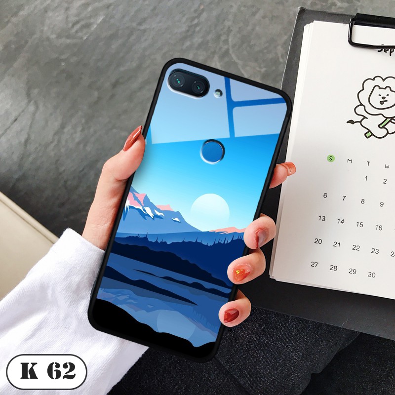 Ốp lưng kính 3D cho Xiaomi MI 8 Lite