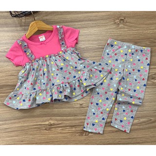 5 bộ cotton bé gái borip 310k