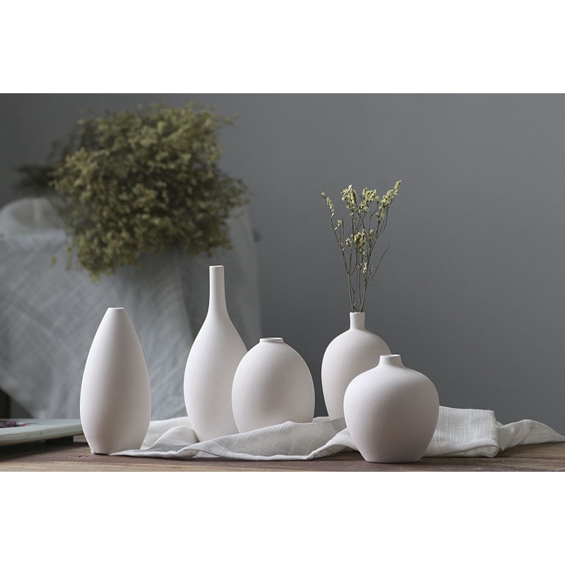 BÌNH PASTEL JV BÌNH GỐM TRANG TRÍ , BÌNH TRẮNG , BÌNH HOA TRANG TRÍ NHÀ CỬA GIÁ RẺ TIMEDECOR
