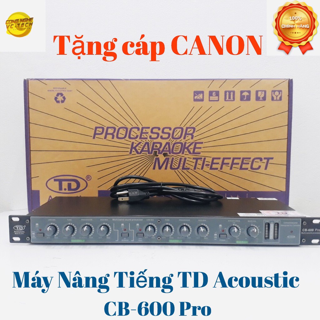 Máy Nâng Tiếng TD Acoustic CB-600 Pro- Hàng Chính Hãng