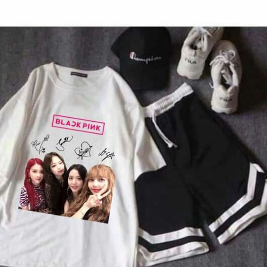 Quần Áo Blackpink ❤ FREESHIP ❤ Giảm 10k Khi Nhập [ AO BLACKPINK ] - Áo Blackpink Tay Lỡ đủ Size  in theo yêu cầu