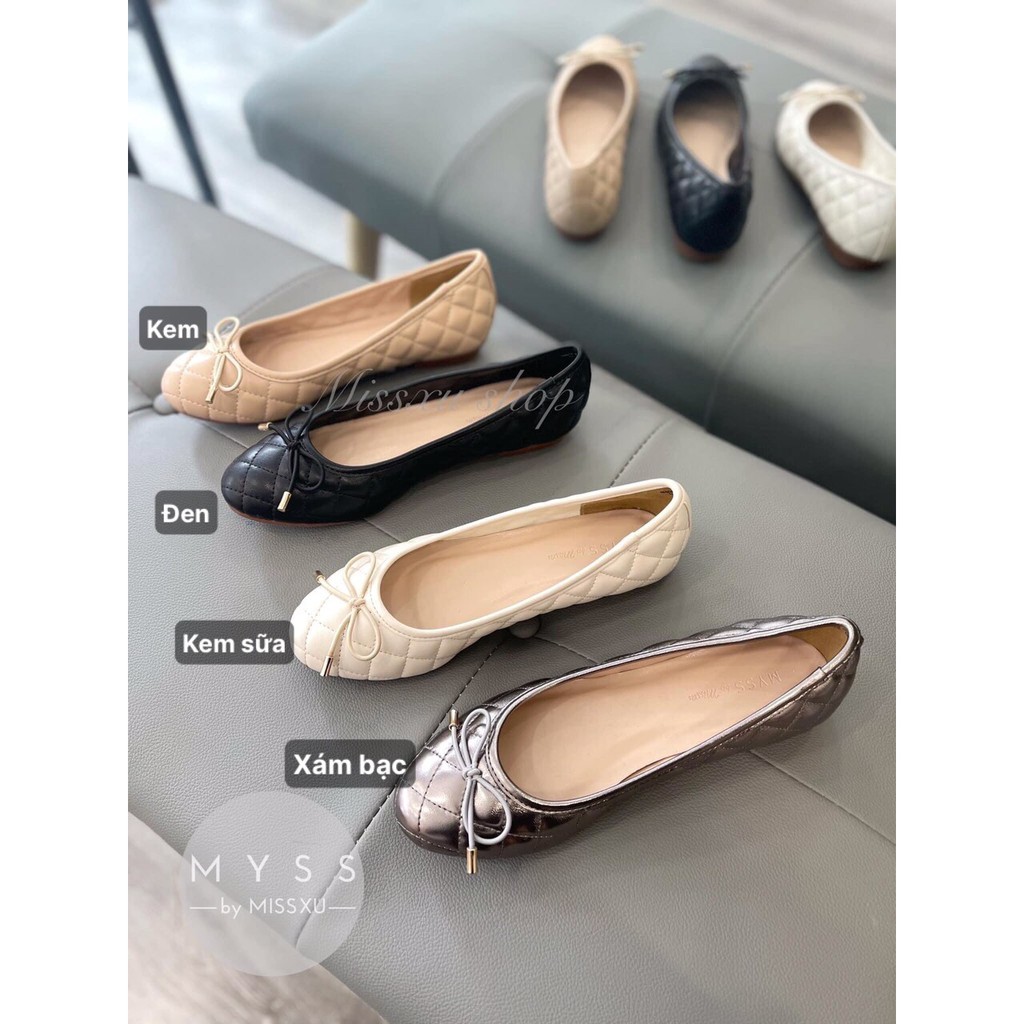Giày búp bê bệt da lì MYSS - BB13 | BigBuy360 - bigbuy360.vn
