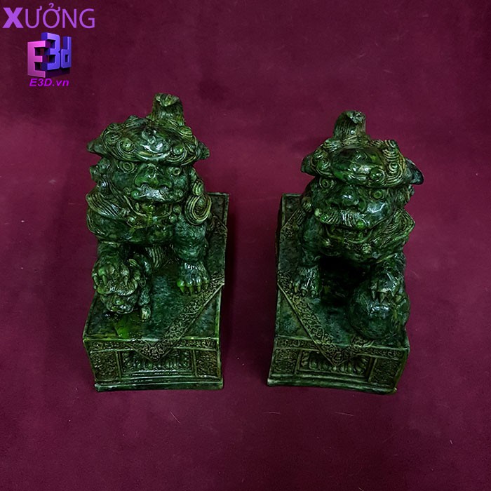 Tượng đôi kỳ lân - Xưởng E3D - NGHE 018