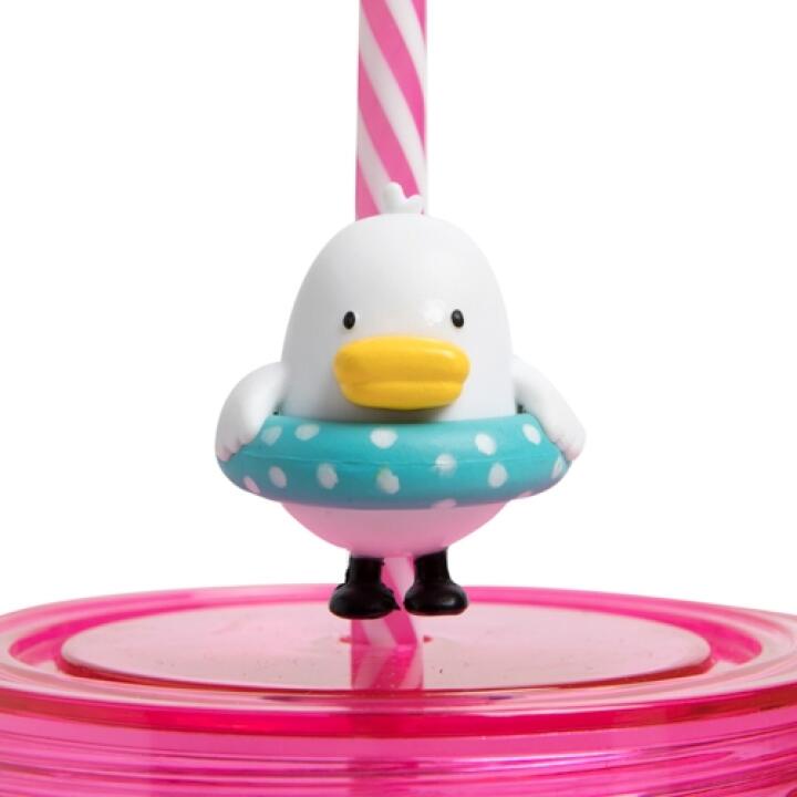 Cốc Uống Nước Tumbler ARTBOX Hàn Quốc Có Ống Hút Hình Pink Mali Dễ Thương