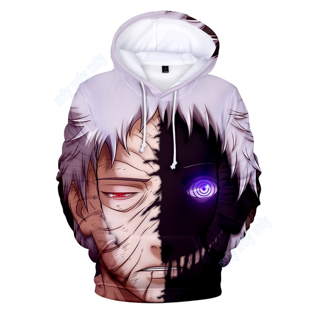 Áo Khoác Hoodie In Hình Naruto Uchiha Sasuke Kakashi Gaara Thời Trang Cho Bé Trai và Bé Gái