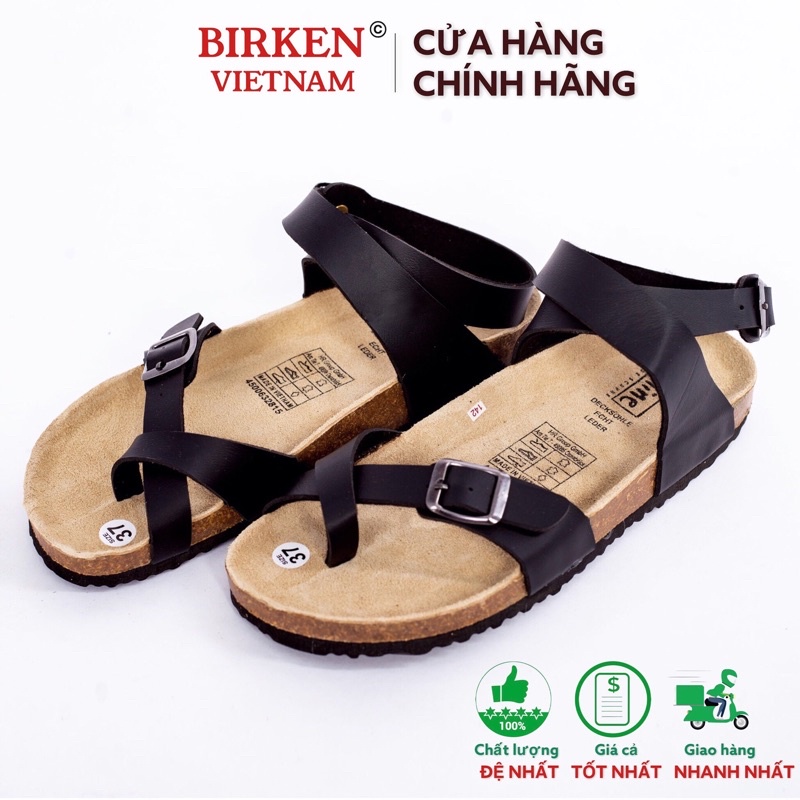 Giày sandal quai hậu Unisex xuất khẩu Châu Âu dòng Pu leather Mã D16