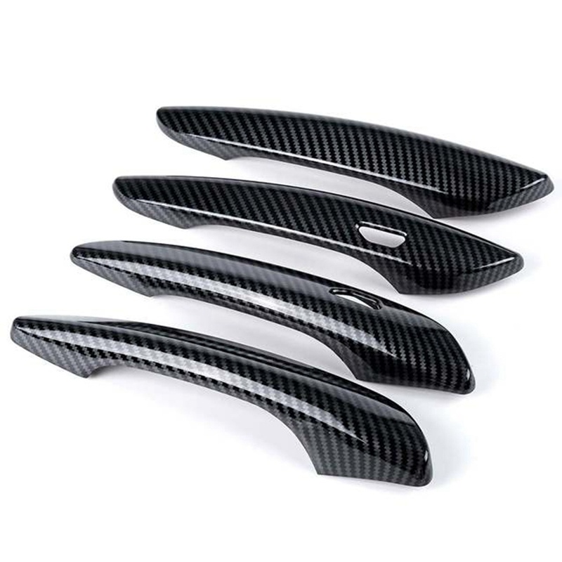 Ốp tay nắm, hõm cửa Carbon xe Mazda CX30, CX-30 2020 2021 2022 2023 vân cacbon cao cấp