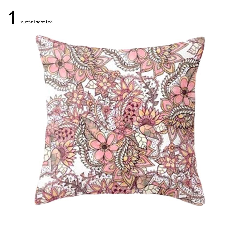 Áo gối khổ vuông 45cm X 45cm in họa tiết phong cách hiện đại