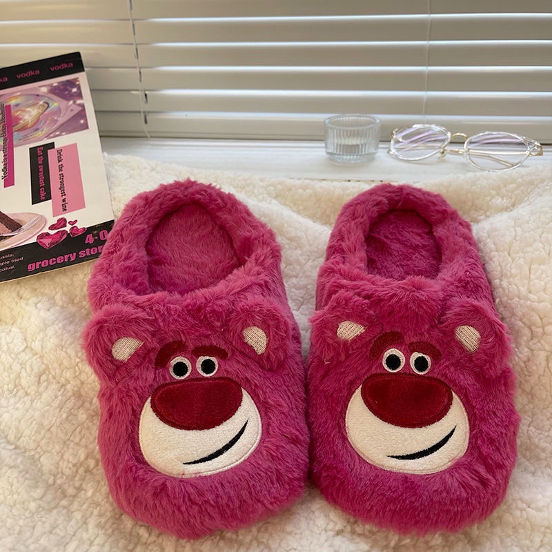 Dép Bông Đi Trong Nhà Giữ Ấm Xinh Xắn Cho Nữ