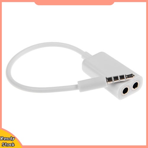Cáp Chuyển Đổi Âm Thanh Từ 1 Đầu Đực Sang 2 Cổng 3.5mm Cho Iphone Mp3