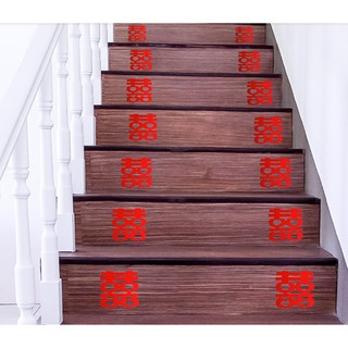 Decal chữ hỷ size 9x9cm
