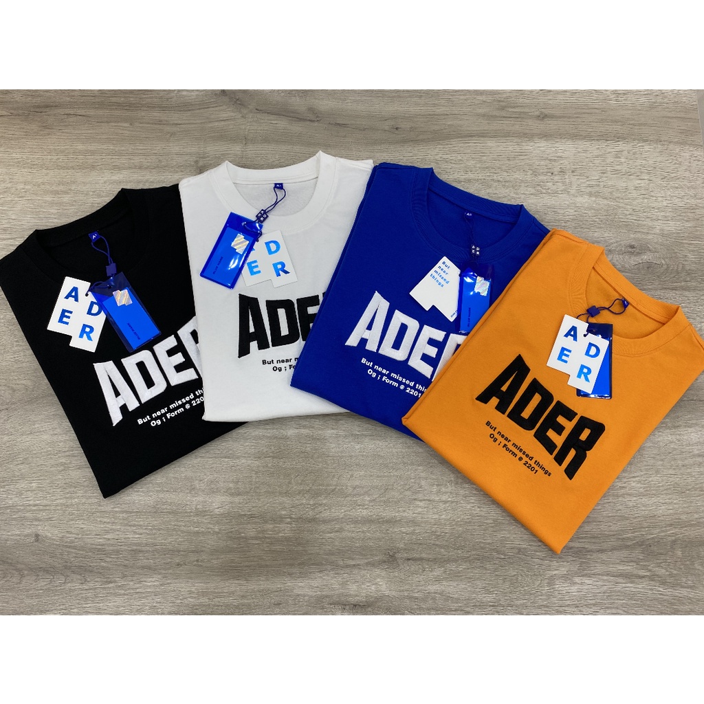 Áo Thun Ngắn Tay Thêu LOGO Ader ERROR Thời Trang Cá Tính