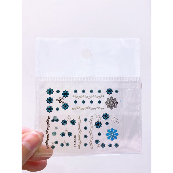 STICKER HOA / BƯỚM - XIE dụng cụ nail&amp;mi ♥️