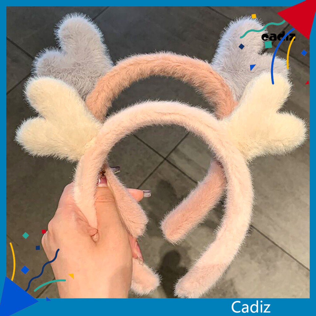 Băng Đô Cài Tóc Hình Sừng Hươu Đáng Yêu Cho Nữ