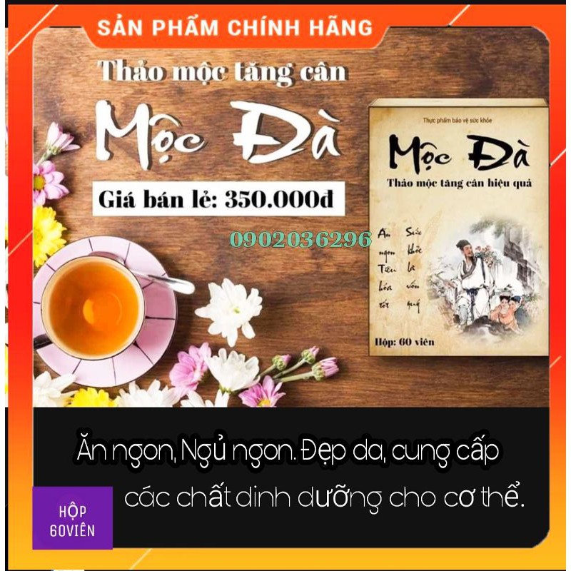 Tăng Cân Mộc Đà ( Cam kết chính hãng 100% + tem điện tử ) | BigBuy360 - bigbuy360.vn