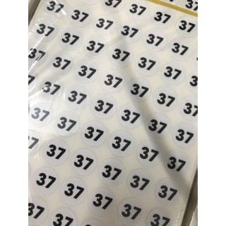 [RẺ VÔ ĐỊCH] 56 tem là 2K - Tem size nhãn số dán - Decal Số size 35,36,37,38..42 giày dép quần áo ( Quà tặng mua 100 Tờ)