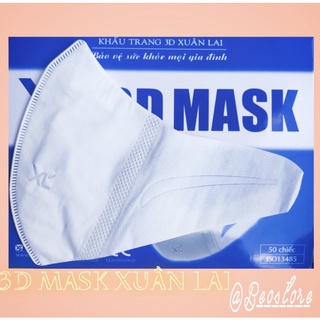 Khẩu Trang 3D Mask Công Nghệ - Hộp 50 Chiếc thương hiệu Duy Khánh màu HỌA TIẾT