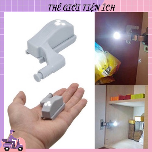 <KÈM PIN>Đèn LED gắn bản lề tủ quần áo tiện dụng cao cấp 88152 THẾ GIỚI TIỆN ÍCH