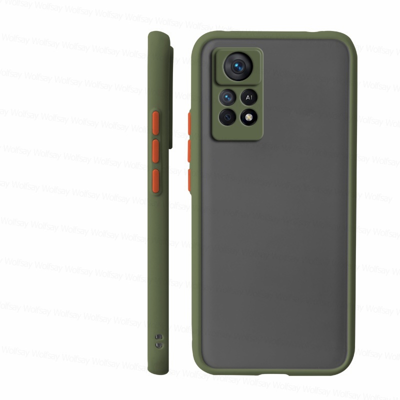 Ốp Điện Thoại PC Cứng Mặt Nhám Chống Sốc Cho Xiaomi Poco X4 Pro 5G Case Xiaomi Poco X3 X4 M4 Pro 5G