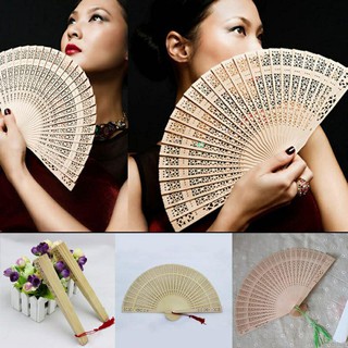 Quạt gỗ Thơm Cầm Tay, Có Thể Xếp