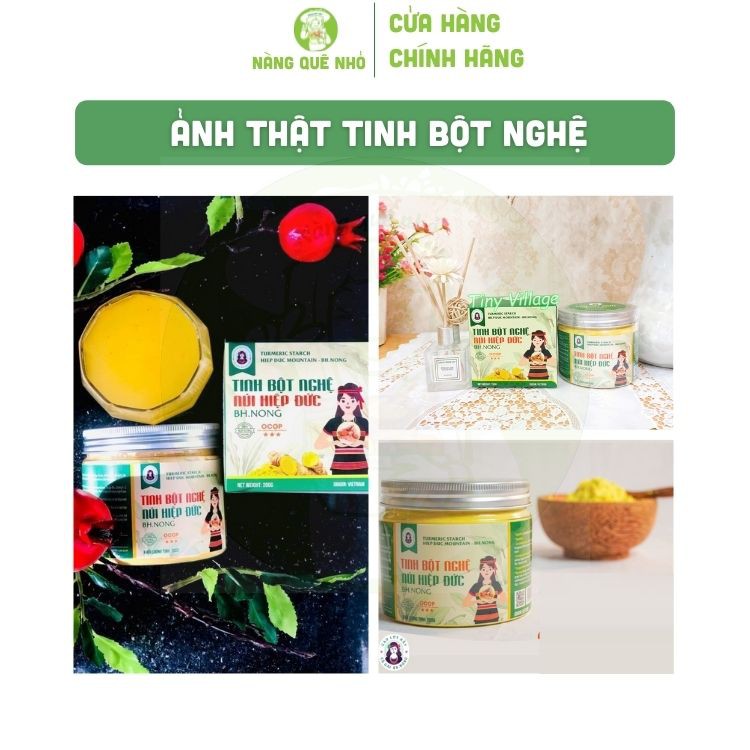 Tinh Bột Nghệ Cô Gái Bhnong Hỗ Trợ Điều Trị Chướng Bụng, Đầy Hơi