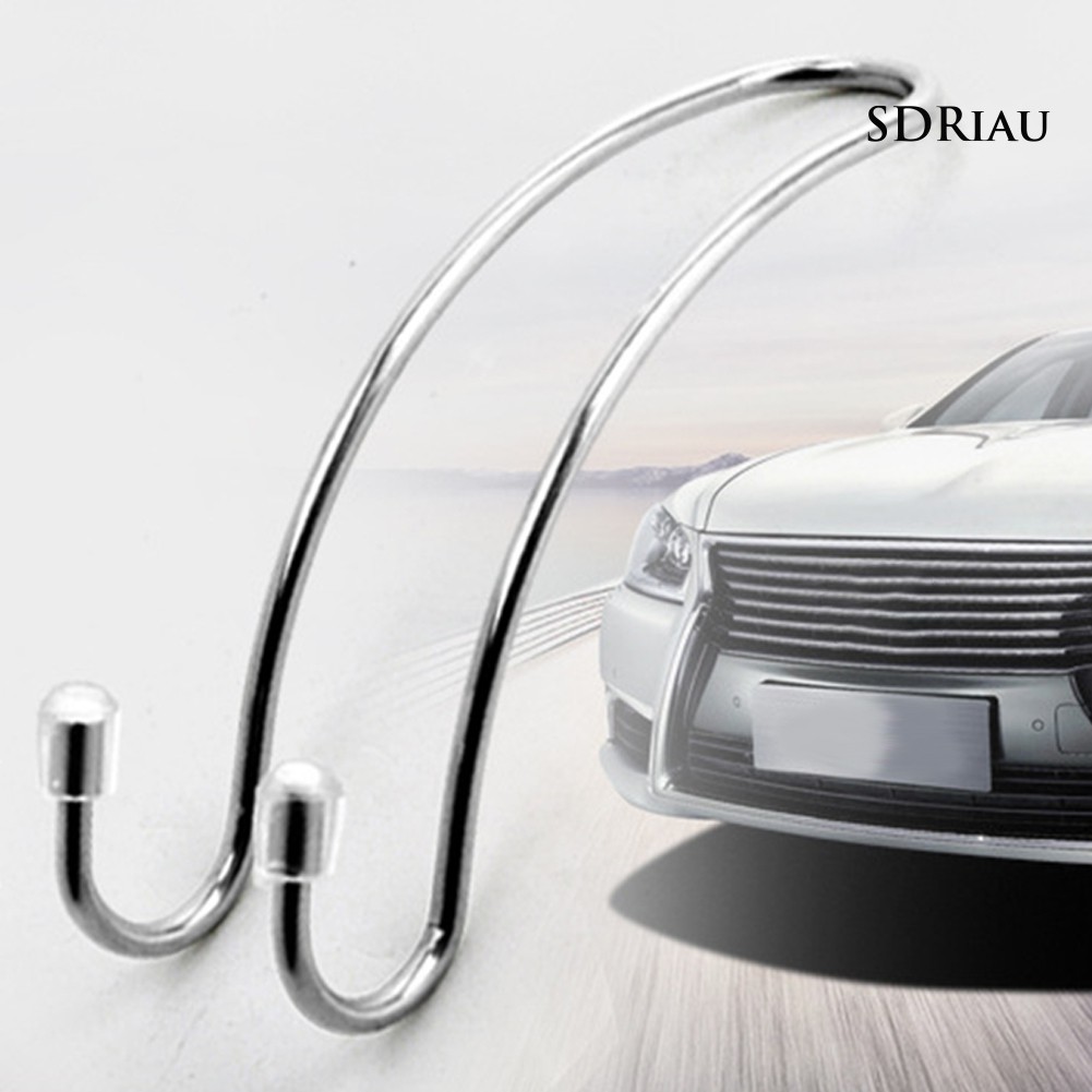 Bộ 2 Móc Treo Đồ Trên Xe Hơi Bằng Thép Không Gỉ