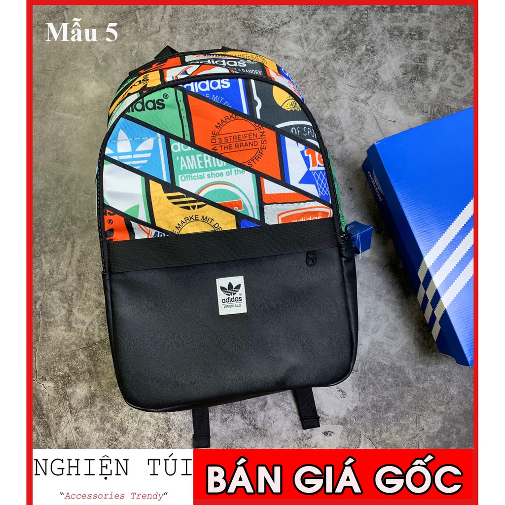 💥 [NGHIỆN TÚI GIÁ GỐC + VIDEO THẬT] Balo Adidas Originals Tongue Lab Backpack - Mẫu 5 / HÀNG XUẤT DƯ XỊN 100% / GIÁ RẺ