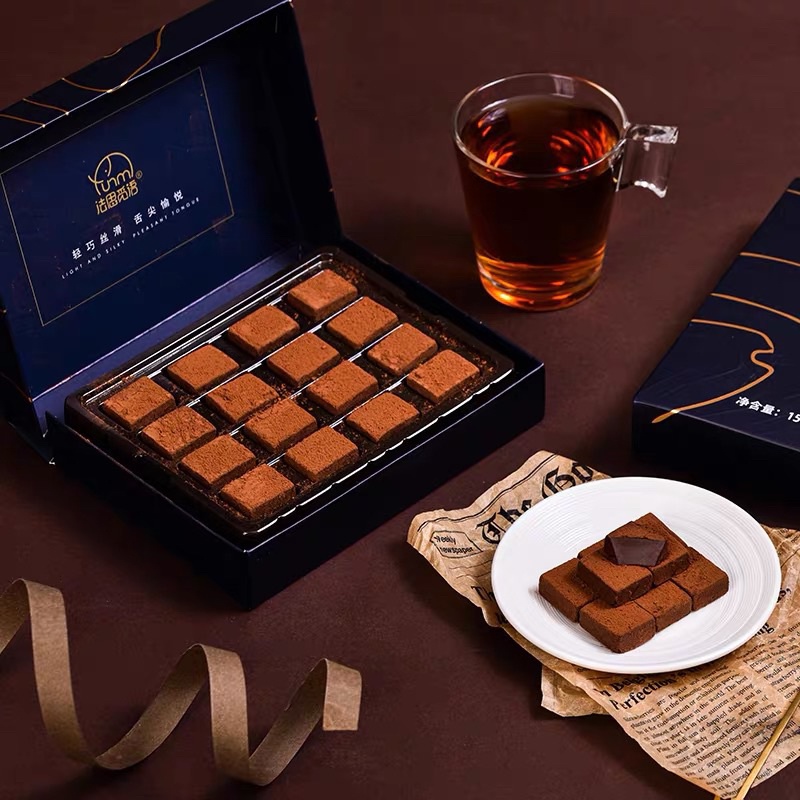 Quà Tặng 20/10 Quốc Tế Phụ Nữ - Nama Socola Tươi Farth Nibble - Chocolate Nama Nguyên Chất 150gr Đẹp Sang Siêu Ngon