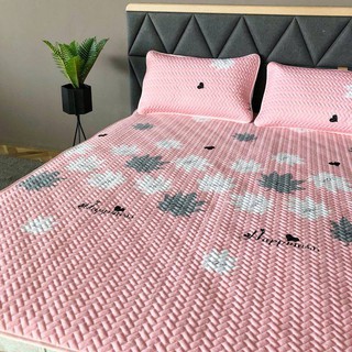 CHIẾU LẠNH TENCEL LÁ THU HỒNG