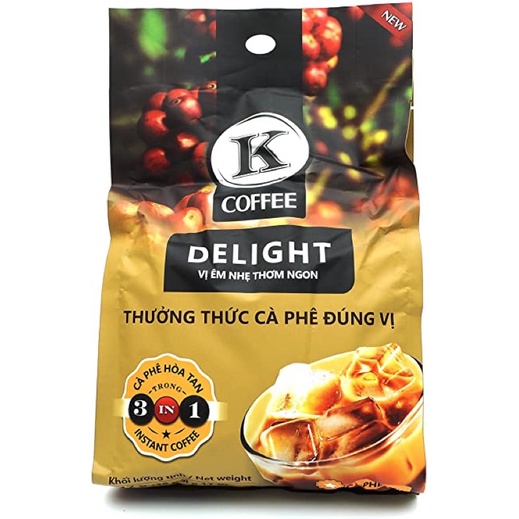 Cà Phê Hòa Tan K Coffee Delight 3in1 612g