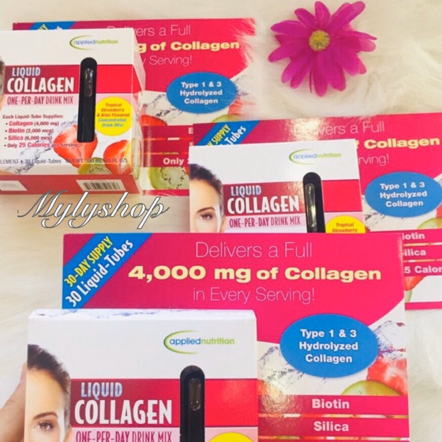 Đẹp da Liquid Collagen tươi 30 ống Hàng nội địa Mỹ xách tay