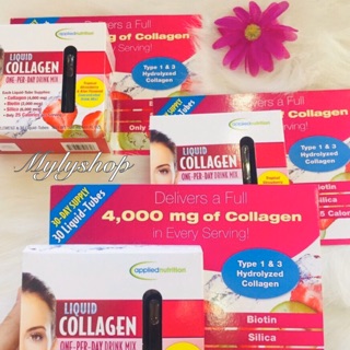 Đẹp da Liquid Collagen tươi 30 ống Hàng nội địa Mỹ xách tay