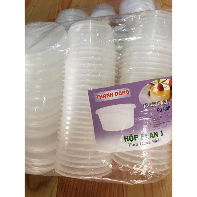 combo 50 cốc nhựa làm caramen