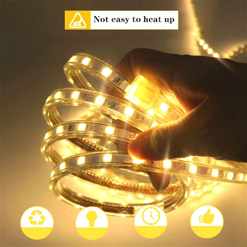 Dây Đèn Led Ip67 Chống Nước 1m Với Đầu Cắm Eu / 3014 Smd