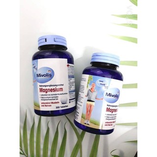 Viên uống Mivolis Magnesium lọ 300 viên, xách tay Đức