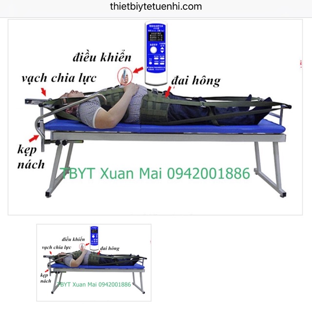Giường kéo giãn cột sống