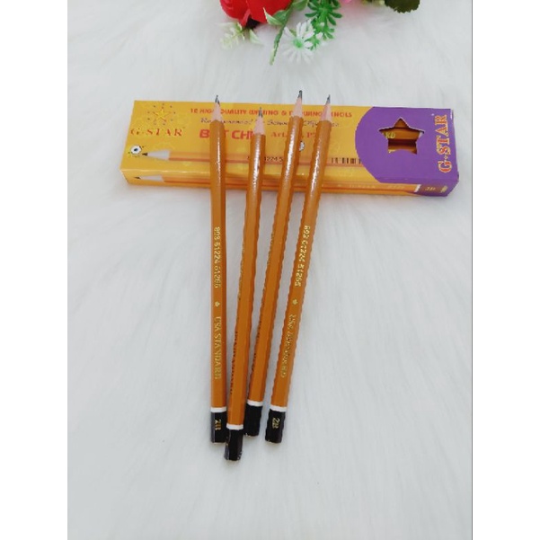 Hộp 12 bút chì 2B P777 ⚡ SALE SỐC ⚡ Combo 12 cây chì viết cao cấp cho học sinh, văn phòng
