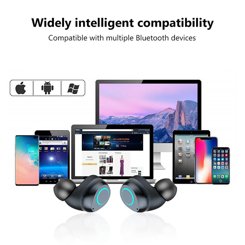 Tai Nghe Basspal I07 TWS Bluetooth Không Dây Stereo Dành Cho Điện Thoại Thông Minh/Laptop