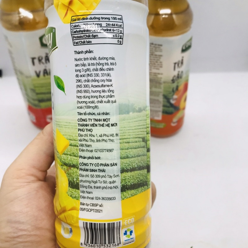 Trà Cozy chai uống liền 350ml