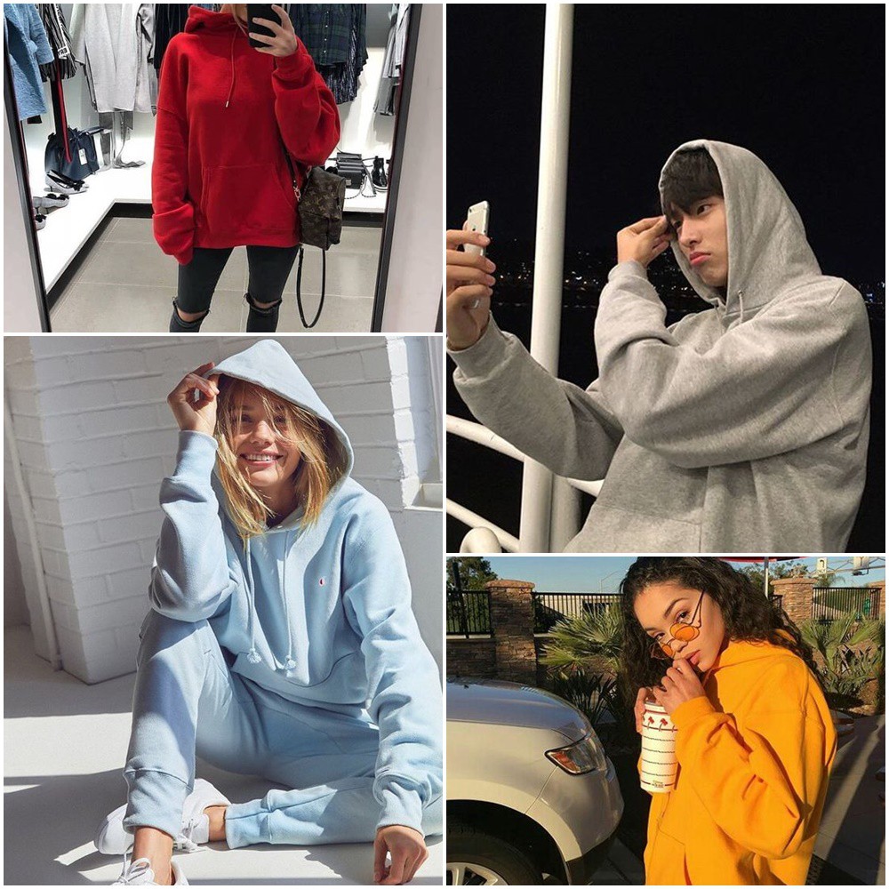 ÁO HOODIE NỈ TRƠN ĐỦ MÀU [ẢNH THẬT 100%] | BigBuy360 - bigbuy360.vn