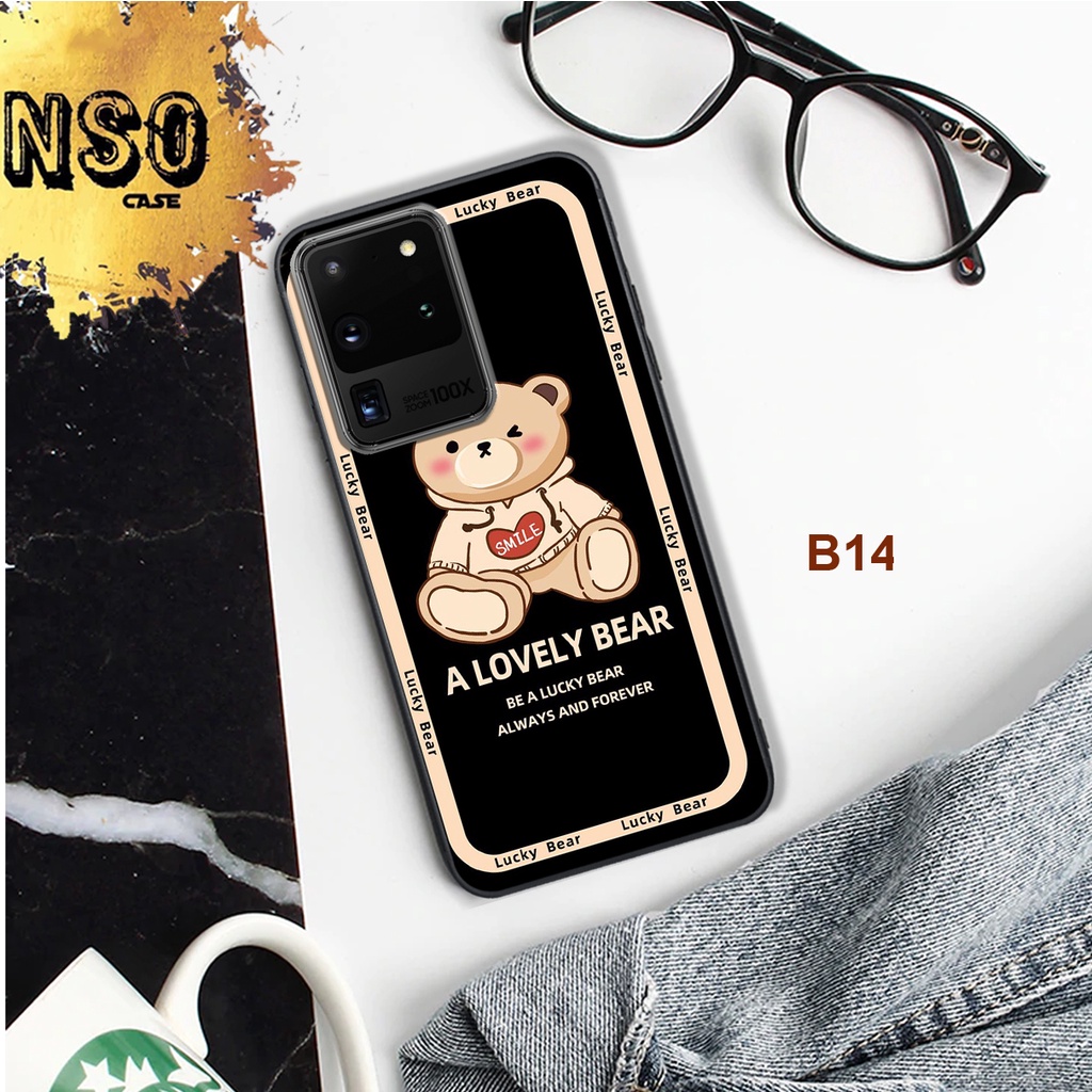 Ốp SamSung S20 Ultra In Hình Gấu Siêu Đáng Yêu