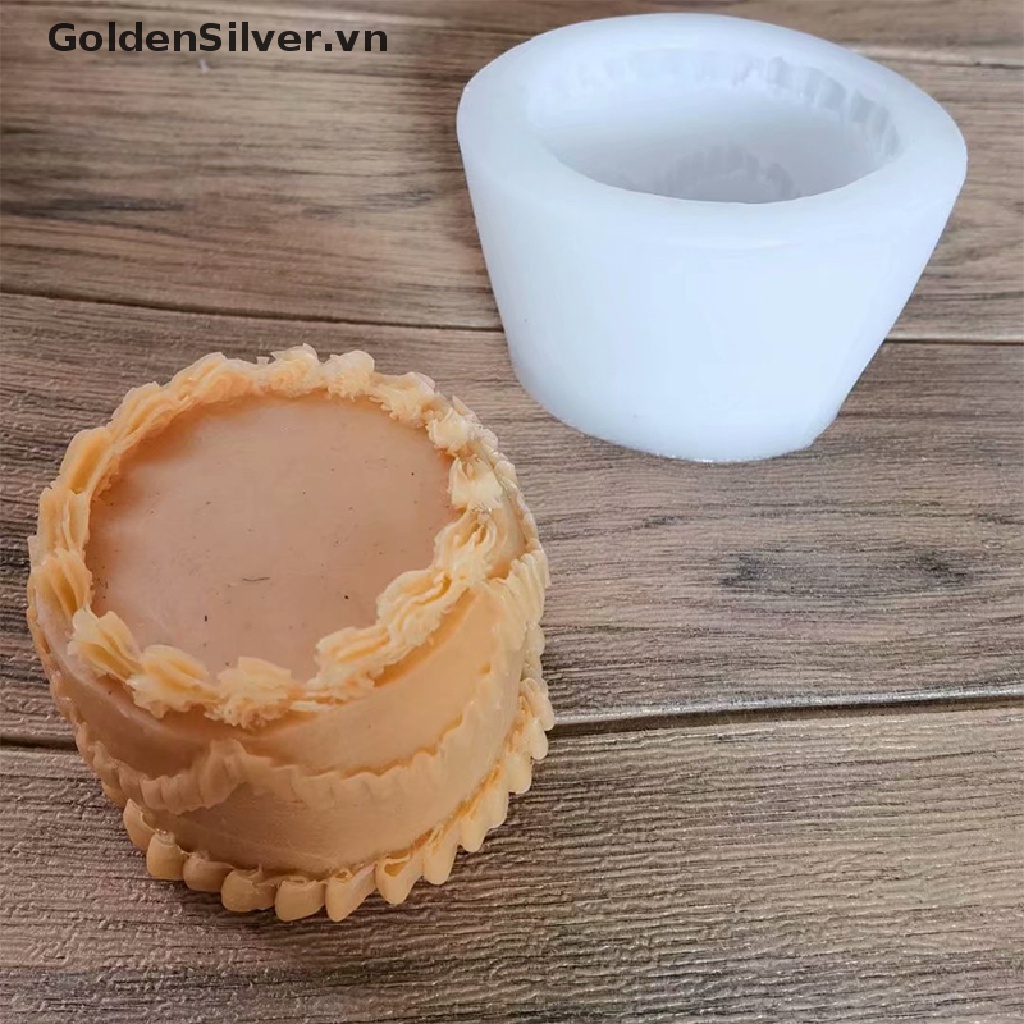 Khuôn Làm Bánh Màu Vàng Bạc DIY