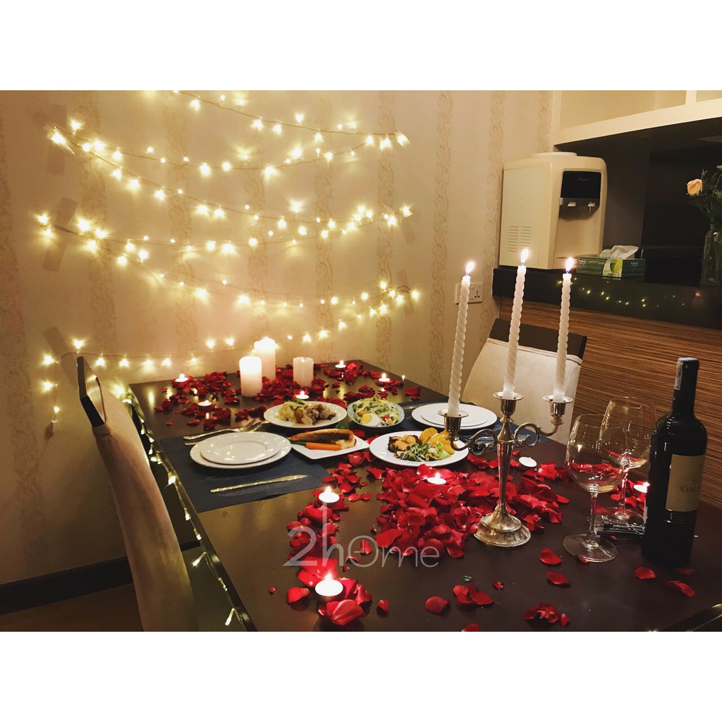 Dây đèn Fairy Light trang trí sinh nhật, phòng cưới