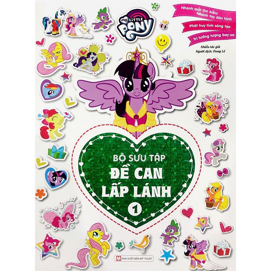 Sách - My Little Pony - Bộ Sưu Tập Đề Can Lấp Lánh - Quyển 1