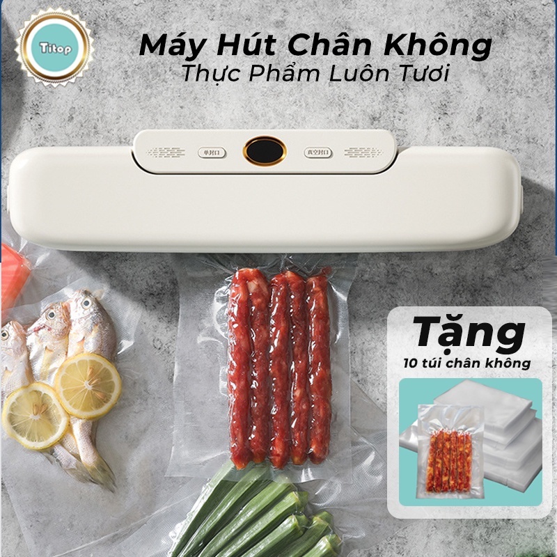 Máy hút chân không máy hàn niêm phong thực phẩm máy dán miệng đóng gói 220V